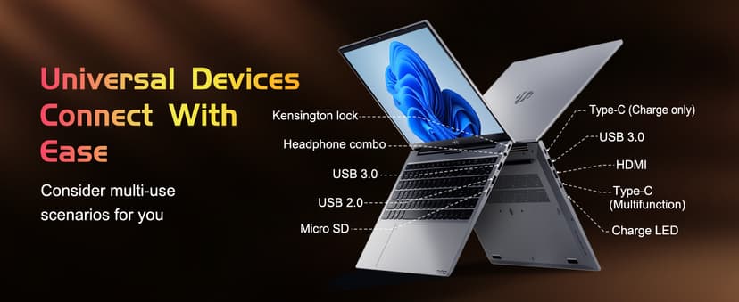 NIMO 15.6 FHD Student Laptop, 16GB RAM, 1TB SSD, Intel Pentium Quad-Core N100(Beat to i3-1115G4, Up to 3.4GHz), 2 Years Warranty, Backlit Keyboard, Fingerprint, Win 11, Rose Gold