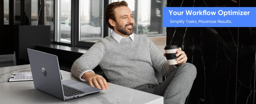 14.1" Laptop 16GB RAM 512GB SSD, QHD (2160x1440) Display, Intel Core m3 8100Y (Beat Intel i3-5005u), Windows 11 Pro Notebook Computer with HDMI, Type C, Long Battery Life, MS Office 2024 - Gray