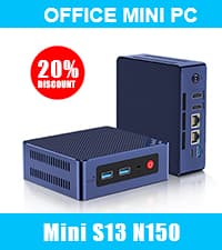 Beelink SER5 Mini PC, AMD Ryzen 5 5500U(6C/12T, up to 4.0GHz), 16GB DDR4 500GB NVMe SSD, SER5 Mini Computer Support 4K Triple Display, 2.5G LAN, HDMI+DP, Type-C