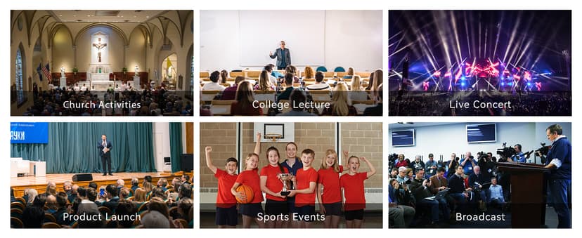 Tenveo AI Auto Tracking NDI PTZ Camera 3G-SDI/HDMI/USB3.0/LAN PoE 30X Optical+8X Digital Zoom IP Live Streaming Camera, FHD 1080P 60FPS for Church Services Worship Large Events Live Broadcast