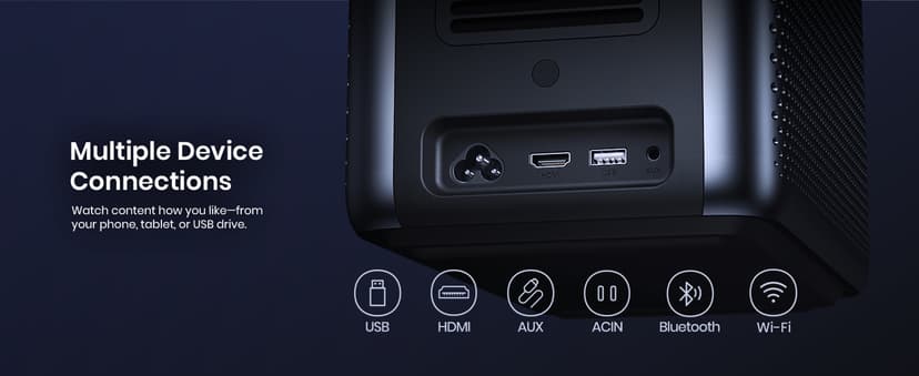 NEBULA by Anker Cosmos Laser 1080P Projector, 4K Support, Outdoor Projector, Android TV 10.0 with 7000+Apps, Auto Focus, Auto Keystone Correction, Screen Fit, Home Theater, Movie Projector for Parties