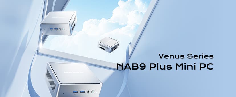 MINISFORUM NAB9 Plus Mini PC Intel Core i9-12900HK(14C/20T), 32GB RAM 1TB SSD, HDMI+DP+USB4(PD) Video Outputs Mini Computers, OCuLink Port, 2X 2.5G LAN Port Intel Iris Xe Graphics Desktop Computer