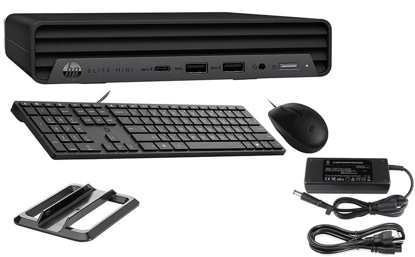 HP Elite Mini 800 G9 Business Desktop Computer, 14th Gen Intel 20-Core i7-14700 up to 5.4GHz, 32GB DDR5 RAM, 1TB PCIe SSD, WiFi 6, Bluetooth, Type-C, Keyboard and Mouse, Windows 11 Pro, AZ-XUT