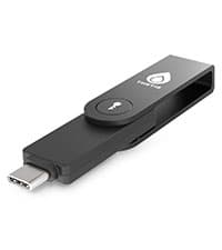 Thetis Pro FIDO2 Security Key, Two Factor Authentication NFC Security Key FIDO 2.0, Dual USB A Ports & Type C for Multi layered Protection (HOTP) in Windows/MacOS/Linux, Gmail, Facebook,Dropbox,Github