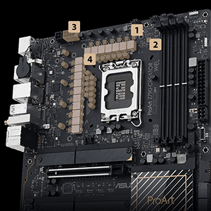ASUS ProArt Z790-Creator WiFi 6E LGA 1700(Intel 14th,13th&12th Gen) ATX Content Creator Motherboard(PCIe 5.0,DDR5,2X Thunderbolt 4,10G&2.5G LAN,4xM.2/NVMe SSD,Front Panel USB 3.2 Gen2x2 Type-C).
