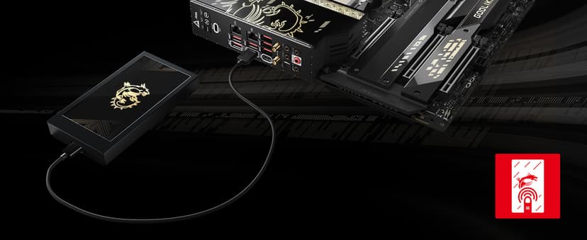 MSI MEG X670E GODLIKE Gaming Motherboard (AMD Ryzen 9000/8000/7000 Series Processors, AM5, DDR5, PCIe 5.0, SATA 6Gb/s, M.2, USB 3.2 Gen 2, Wi-Fi 6E, HDMI/DP, 10Gbps Dual LAN, SLI, EATX)