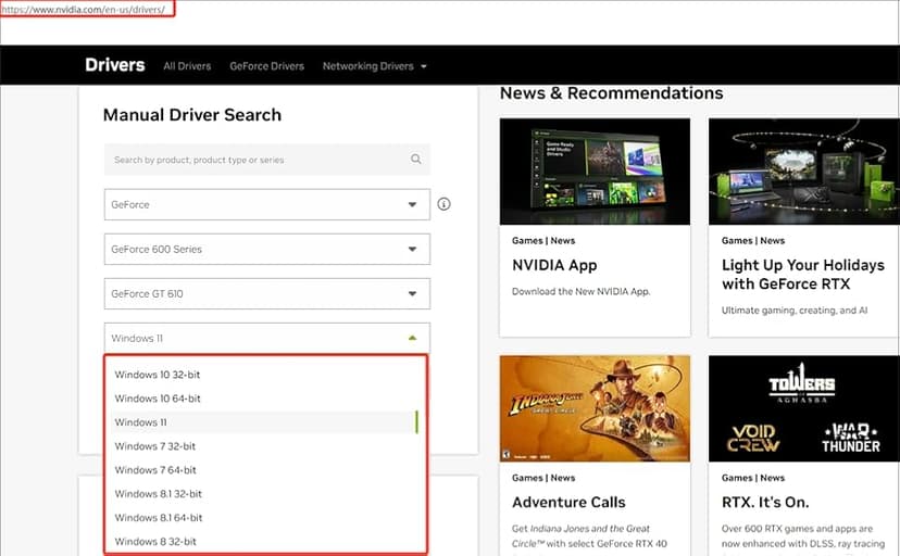 GeForce GT 610 2G DDR3 Low Profile Graphics Card, PCI Express 1.1 x16, HDMI/VGA, Entry Level GPU for PC, SFF and HTPC, Compatible with Win11