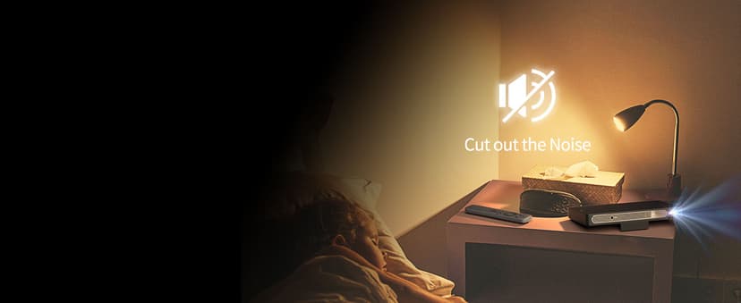 WEMAX Portable Projector (Black)