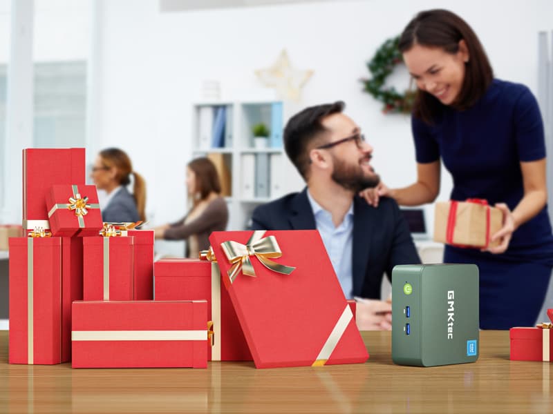 GMKtec Mini PC N150, G3 Plus Intel Twin Lake N150 (3.4GHz), 8GB DDR4 RAM 256GB PCIe M.2 SSD, Desktop Computer 4K Dual HDMI/USB3.2/WiFi 6/BT5.2/2.5G RJ45