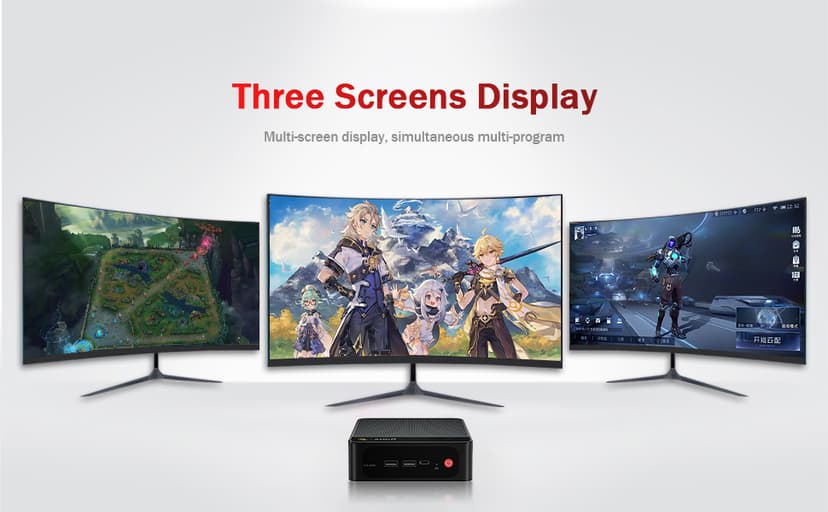 Beelink SER5 MAX Mini PC,AMD Ryzen 7 6800U(8C/16T,up to 4.7 GHz),Mini Computer 32GB LPDDR5 RAM 1TB SSD Graphics 12 core 2200 MHz,Support 4K Triple Display/HDMI+DP+Type-C/Wifi6/BT5.2/1000M LAN/USB3.2