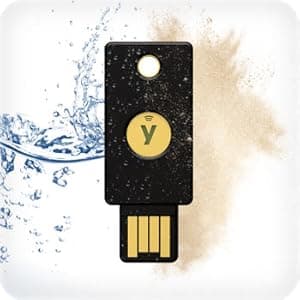 Yubico - Security Key NFC - Basic Compatibility - Multi-factor authentication (MFA) Security Key, Connect via USB-A or NFC, FIDO Certified