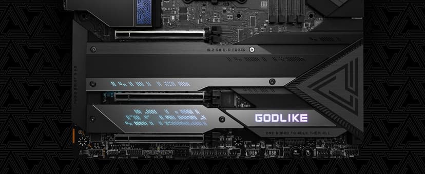 MSI MEG X670E GODLIKE Gaming Motherboard (AMD Ryzen 9000/8000/7000 Series Processors, AM5, DDR5, PCIe 5.0, SATA 6Gb/s, M.2, USB 3.2 Gen 2, Wi-Fi 6E, HDMI/DP, 10Gbps Dual LAN, SLI, EATX)