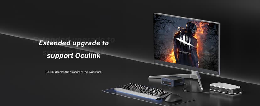 M4 Neo Mini PC, Mini Computers, AMD Ryzen 7 7840HS Gaming PC, 32GB DDR5 1TB PCIe SSD Desktop Computers, 4K Triple Display, USB4, Oculink, Dual 2.5G LAN, Wi-Fi 6E/BT5.2, for Home & Office