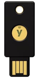 Yubico - Security Key NFC - Basic Compatibility - Multi-factor authentication (MFA) Security Key, Connect via USB-A or NFC, FIDO Certified