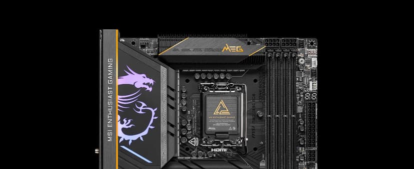 MSI MEG Z890 ACE Gaming Motherboard (Support Core Ultra Series 2 Intel Processors, LGA 1851, DDR5, PCIe 5.0, M.2, SATA, 10Gbps LAN, USB Type-C, Wi-Fi 7, Bluetooth 5.4, Thunderbolt 4, ATX)