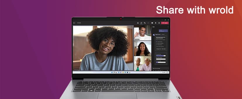 Lenovo IdeaPad Ultra Light Laptop for Student & Home (14" Anti-Glare, Intel Dual Core Processor, 4GB RAM, 128GB Storage (64GB+ 64GB SD)), 1 Year Office 365, Webcam, Wi-Fi 6, Win 11 Home in S, Grey