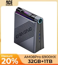 ACEMAGIC Vista Mini V1 Mini PC Computers, Intel Twin Lake N150(Turbo 3.6GHz), 16GB RAM 1TB M.2 SSD Mini Computer, 4K HDMI DP Dual WiFi/Bt, Gigabit Ethernet Vesa, Home/Office Micro Pc