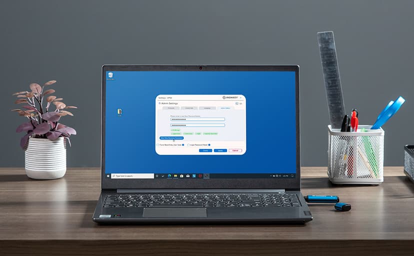 Kingston IronKey Vault Privacy 50 128GB Encrypted USB | FIPS 197 | AES-256bit | BadUSB Attack Protection | Multi-Password Options | IKVP50/128GB