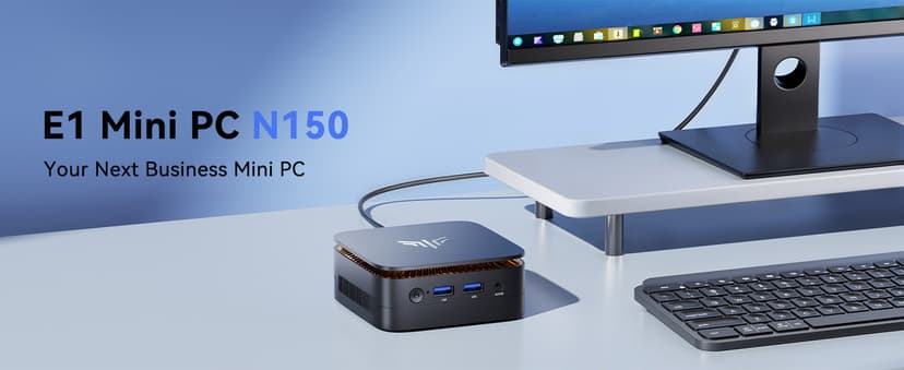 KAMRUI Mini PC, 16GB DDR4 RAM 512GB M.2 SSD, Mini Computer Intel Twin Lake N150 (Upgraded N100, 4 Cores, up to 3.6GHz), Desktop Computer Dual 4K, Ethernet, WiFi, Bluetooth for Business, Office, Home