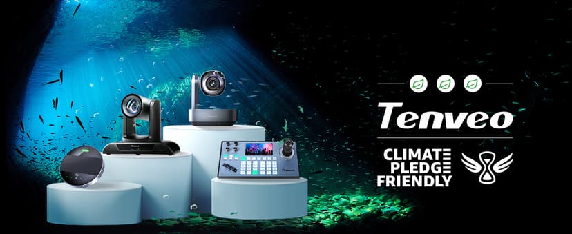 Tenveo AI Auto Tracking NDI PTZ Camera 3G-SDI/HDMI/USB3.0/LAN PoE 30X Optical+8X Digital Zoom IP Live Streaming Camera, FHD 1080P 60FPS for Church Services Worship Large Events Live Broadcast