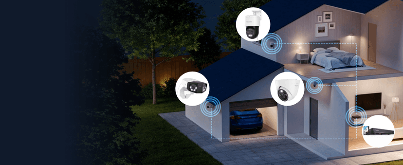 REOLINK New Version 12MP Smart Security System with AI Video Search, Person/Vehicle/Animal Detection Color & Infrared Night Vision, Two-Way Talk, 24/7 Recording, Perimeter Protection, RLK8-1200D4-A