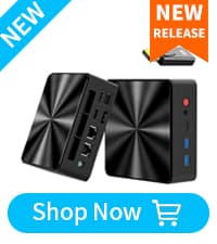 Mini PC, Intel 12th Alder Lake N100 (up to 3.4GHz), 16GB DDR4 RAM 512GB M.2 SSD Dual LAN, Mini Desktop Computers Windows 11, 4K Triple Display, Type-C, WiFi 6, BT 5.2, Micro PC for Home Office