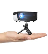 Outdoor Projector, Mini Projector for Home Theater, 1080P and 240" Supported Movie Projector 7500 L Portable Home Video Projector Compatible with Smartphone/TV Stick/PS4/PC/Laptop