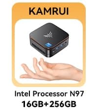KAMRUI Mini PC with AMD Ryzen 7 PRO 5875U, 16GB DDR4 512GB M.2 SSD Mini Computer, Mini Gaming PC with USB Type-C, Desktop Computer Supports Triple 4K Display, WiFi 6, BT 5.2