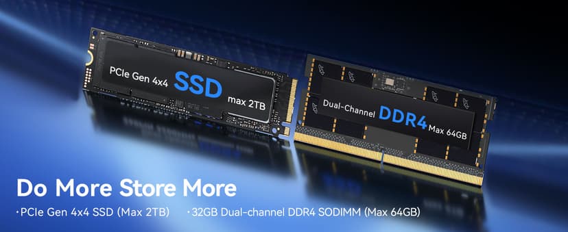 GEEKOM Mini PC XT13 Pro, with 13th Gen Intel i9-13900H Mini Computers(14 C/20T, Up to 5.4GHz) 32GB DDR4/2TB PCIe Gen 4 SSD Windows 11 Pro Support USB 4.0/2.5G LAN/8K/Quad Displays/Wi-Fi 6E/BT5.2