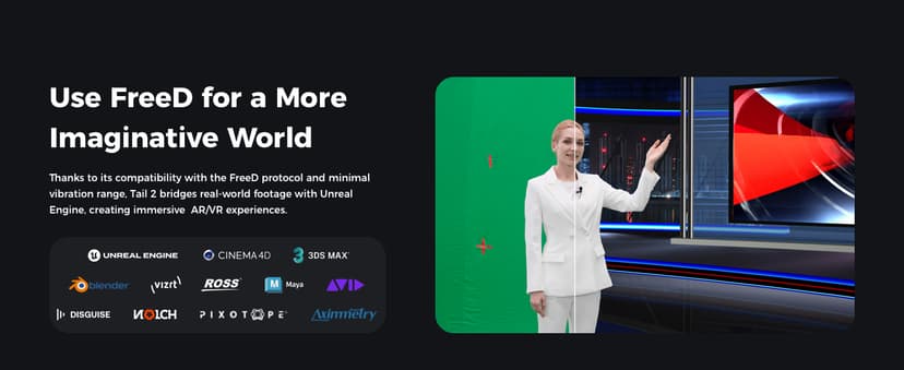 OBSBOT Tail 2 PTZR NDI Camera 4K@60FPS, Pro AI Tracking, 1/1.5" CMOS, 50MP, 5X Optical Zoom, 12X Hybrid Zoom, SDI/HDMI/IP/USB 3.0 Output, Live Streaming for Education, Conference, Worship, Live Events