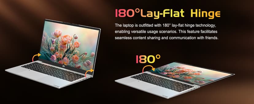 NIMO 15.6 FHD Student Laptop, 16GB RAM, 1TB SSD, Intel Pentium Quad-Core N100(Beat to i3-1115G4, Up to 3.4GHz), 2 Years Warranty, Backlit Keyboard, Fingerprint, Win 11, Rose Gold