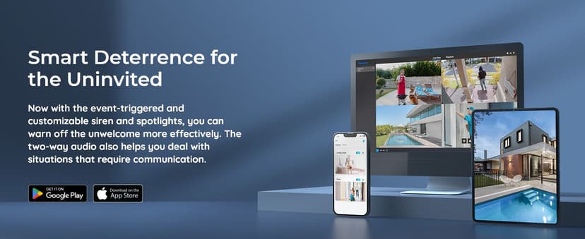 REOLINK New Version 12MP Smart Security System with AI Video Search, Person/Vehicle/Animal Detection Color & Infrared Night Vision, Two-Way Talk, 24/7 Recording, Perimeter Protection, RLK8-1200D4-A