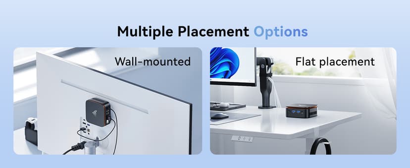 KAMRUI Mini PC Computer, Intel Processor N97 (up to 3.6 GHz), 16GB DDR4 RAM 256GB M.2 SSD, Mini Desktop Computer Support Dual 4K, WiFi, Bluetooth, Ethernet, HTPC for Business, Education, Home