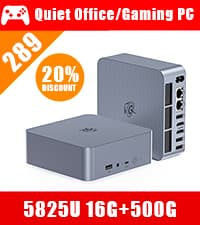 Beelink Mini PC, AMD Ryzen 7 8745HS(8C/16T, up to 4.9GHz), 24GB DDR5 RAM 1TB PCle4.0 SSD, SER8 Mini Computer Support 4K@144Hz, Tirple Display, HDMI+DP, WiFi6, BT5.2, USB4