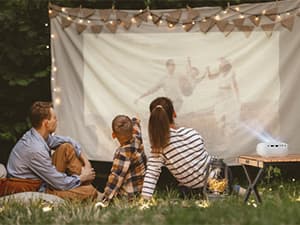 ARTSEA Mini Portable Projector for iPhone - HD 1080P Support Pico Movie Projector to Watch Cartoon, Phone Projector Compatible with HDMI, USB, TV Stick, Laptop, iOS and Android