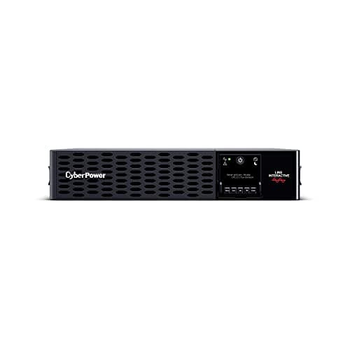CyberPower PR3000RTXL2UN Smart App Sinewave UPS System, 3000VA/3000W, 9 Outlets, 2U Rack/Tower, RMCARD205 Pre-Installed, EBM Option