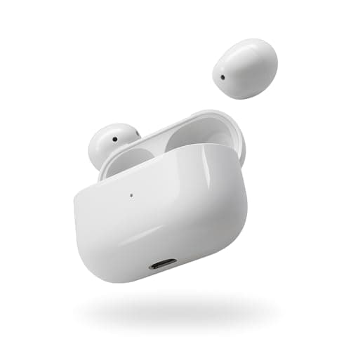 Invisible Mini Wireless Earbuds – Work, School & Travel Bluetooth with 5.2, 25H Battery, Deep Bass, Touch Controls, Sweatproof Mini in-Ear Headphones