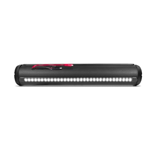 by ECOXGEAR SE26R 500-Watt Amplified Powersports 8 Speaker Bluetooth LED Backlit Soundbar Waterproof Dirtproof with Standard Mounting Bracket