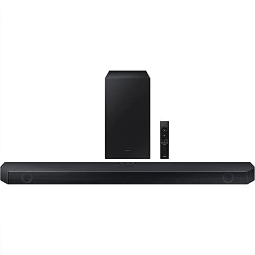 SAMSUNG HW-Q600C 3.1.2ch Soundbar and Subwoofer with Dolby Audio Bundle SWA-9200S Wireless Surround Speakers