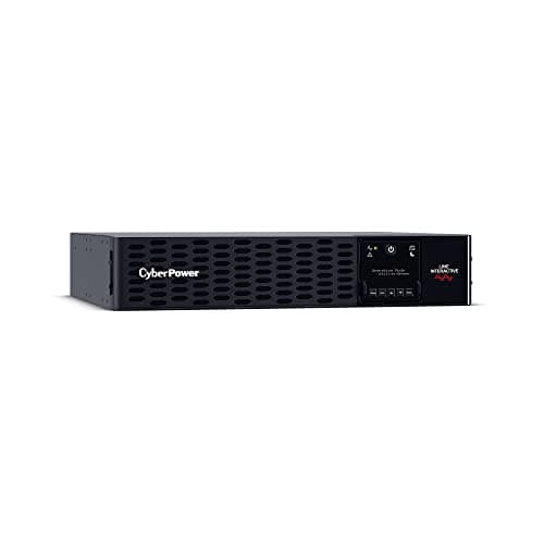 CyberPower PR3000RTXL2UN Smart App Sinewave UPS System, 3000VA/3000W, 9 Outlets, 2U Rack/Tower, RMCARD205 Pre-Installed, EBM Option