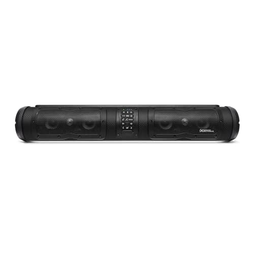 by ECOXGEAR SE28R Elite 500-Watt Amplified Powersports 8 Speaker Bluetooth LED Backlit Soundbar Waterproof Dirtproof with Standard Mounting Bracket