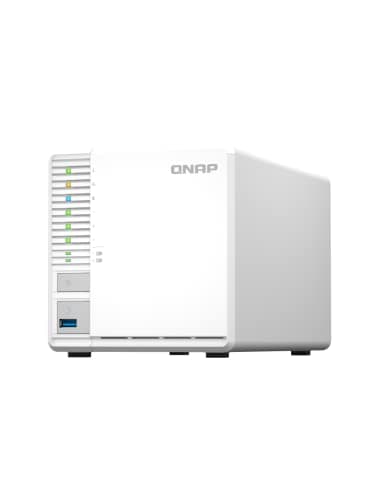 QNAP TS-364-8G-US 3 Bay High-Performance Desktop NAS with 2.5GbE and M.2 SSD caching for Running Virtual Machines and Qtier