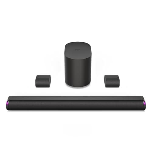 VIZIO 5.1.2 Elevate SE Soundbar, Wireless Subwoofer, Surround Sound w/Dolby Atmos & DTS:X, Bluetooth Speaker, QuickFit™ Compatible – SL512X-08 (New, 2024 Model)