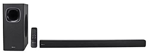 Rockville ROCKBAR 40" 400W Soundbar W/Wireless Subwoofer/Bluetooth/HDMI/Optical, Black