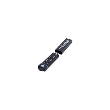 Apricorn 1TB Aegis Secure Key FIPS 140-2 Level 3 Validated 256-bit Encryption USB 3.0 Flash Drive (ASK3-1TB)