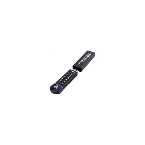 Apricorn 1TB Aegis Secure Key FIPS 140-2 Level 3 Validated 256-bit Encryption USB 3.0 Flash Drive (ASK3-1TB)