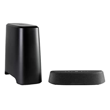 Polk Audio MagniFi Mini AX Sound Bar with Wireless Subwoofer, Dolby Atmos and DTS:X Certified, Polk's Patented VoiceAdjust & SDA Technologies, Ultra-Compact Design, Easy Setup, Black
