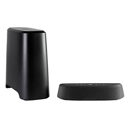 Polk Audio MagniFi Mini AX Sound Bar with Wireless Subwoofer, Dolby Atmos and DTS:X Certified, Polk's Patented VoiceAdjust & SDA Technologies, Ultra-Compact Design, Easy Setup, Black