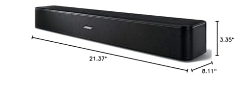BOSE Solo 5 TV Soundbar Sound System Sleek Slim Design Bluetooth Connectivity, Black (Renewed)