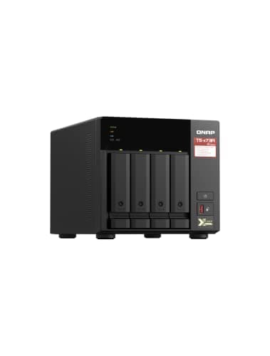 QNAP TS-473A-8G SAN/NAS Storage System, Black